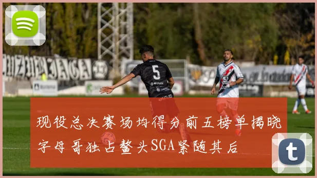 现役总决赛场均得分前五榜单揭晓字母哥独占鳌头SGA紧随其后